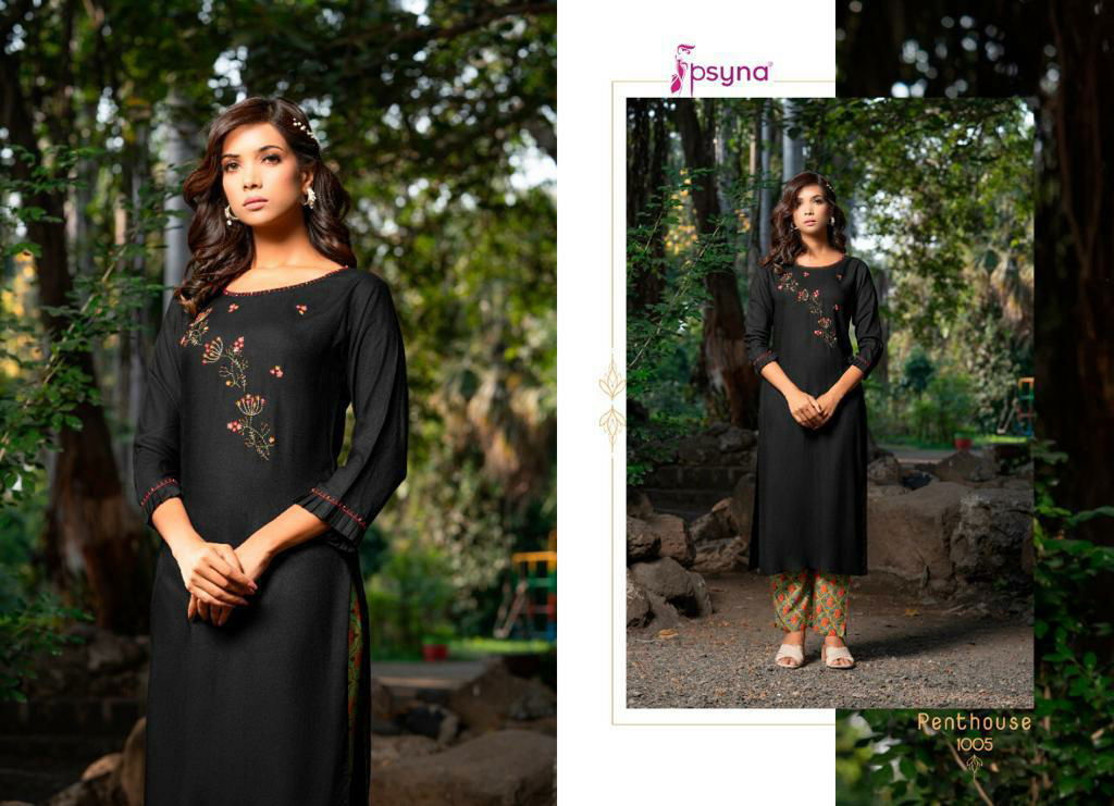 Penthouse By Psyna Kurtis With Bottom Catalog